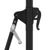 Wall-Mounted Parasol with Metal Pole 118.1" Anthracite