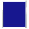 Retractable Side Awning 63"x196.9" Blue